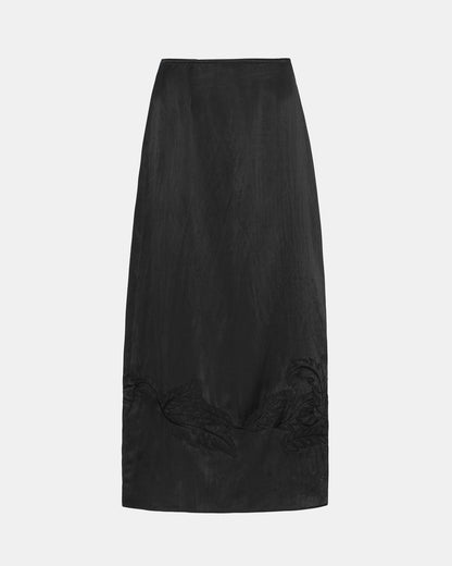 Appliqué Leaves Skirt