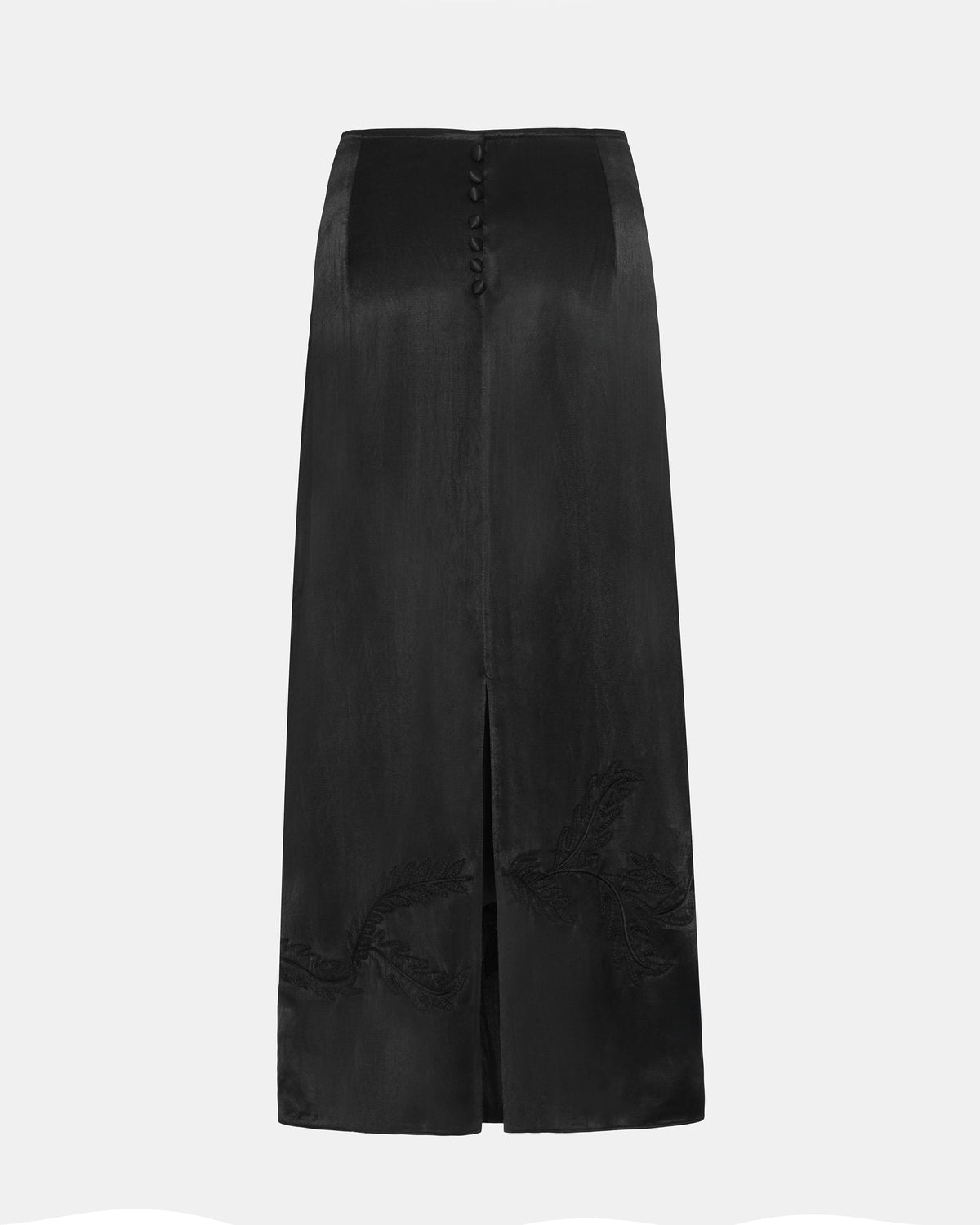 Appliqué Leaves Skirt