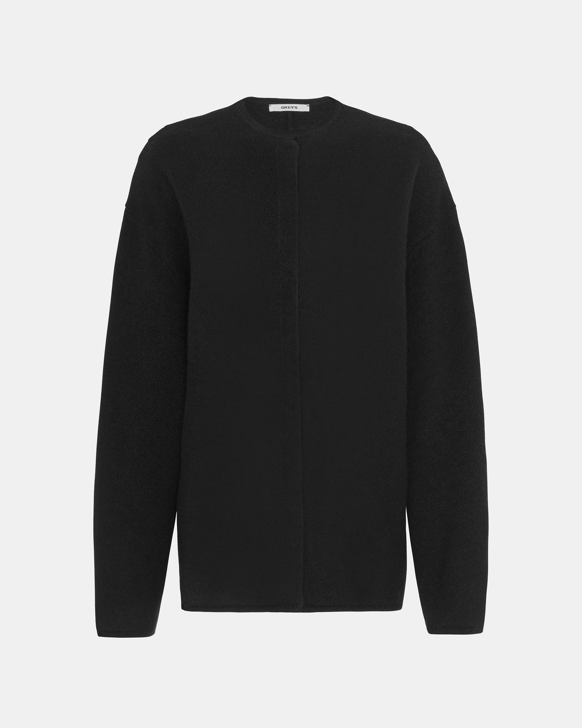 Box Cardigan in Black