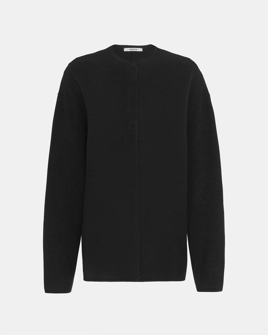 Box Cardigan in Black