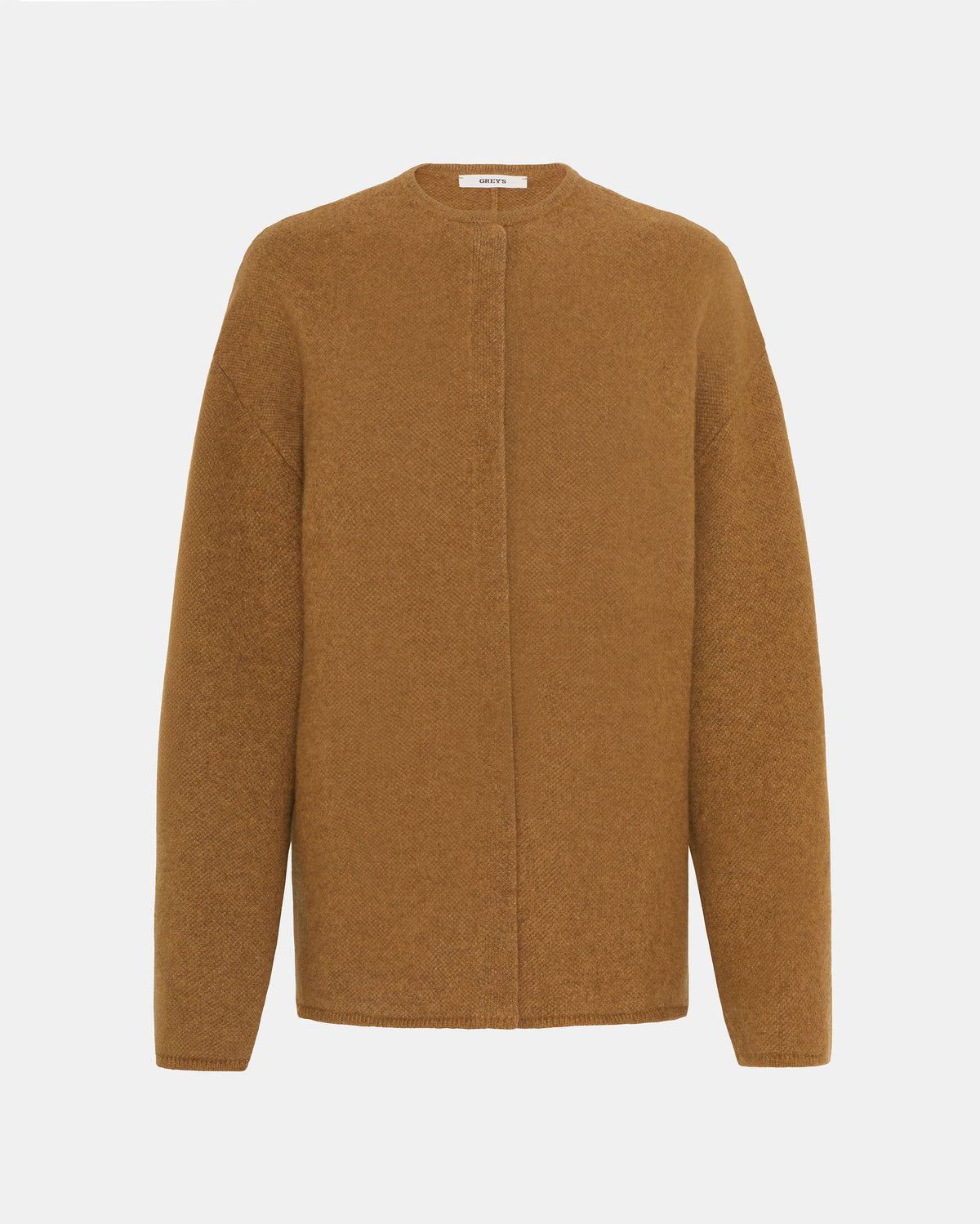 Box Cardigan in Ochre