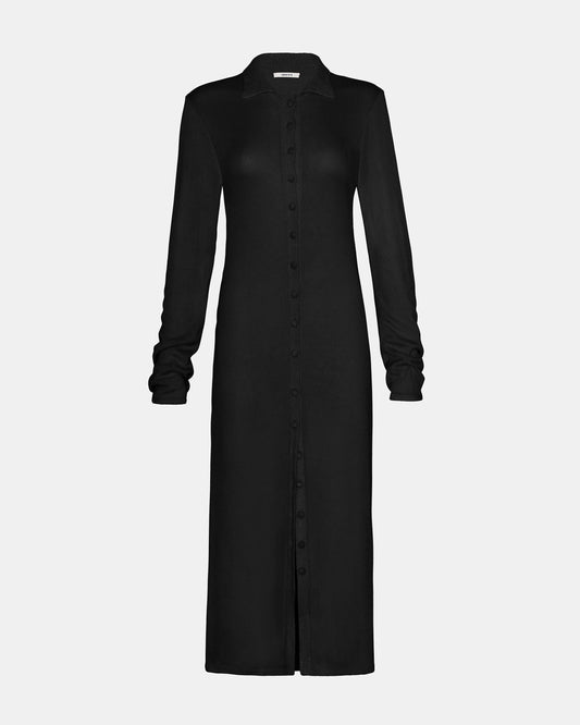 Long Cardigan in Black