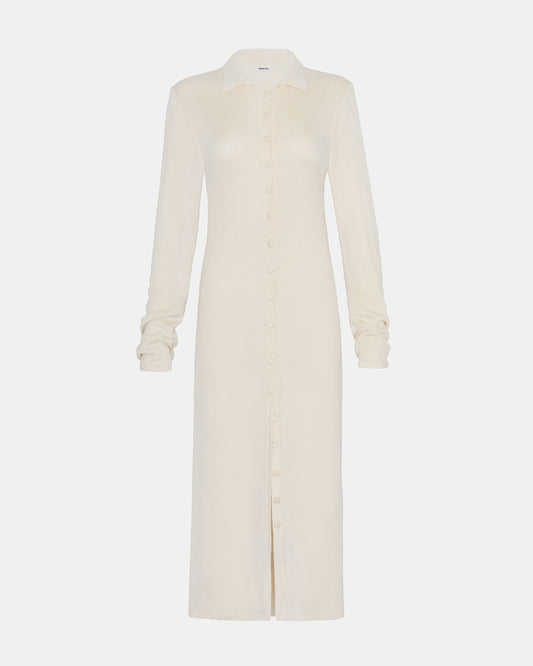 Long Cardigan in Ivory