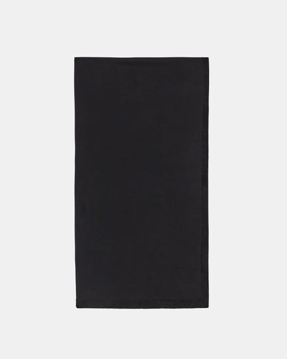 Chenille Trim Shawl in Black
