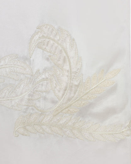 Appliqué Leaves Dress
