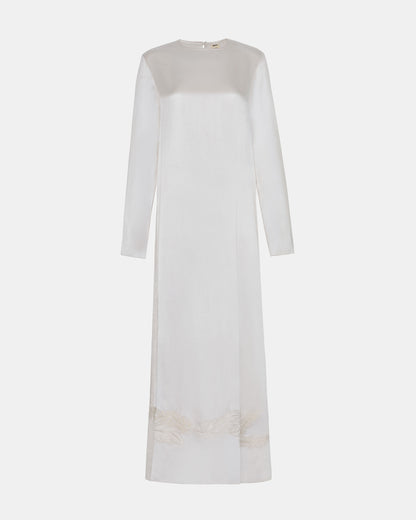 Appliqué Leaves Dress