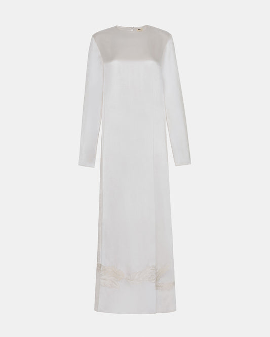 Appliqué Leaves Dress