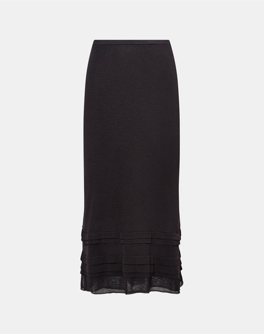 Layered Skirt in Black